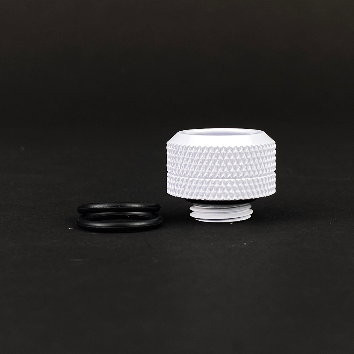 SK HF Fitting 14 mm G1/4 AG Weiß/White - Stealkeycustoms.de