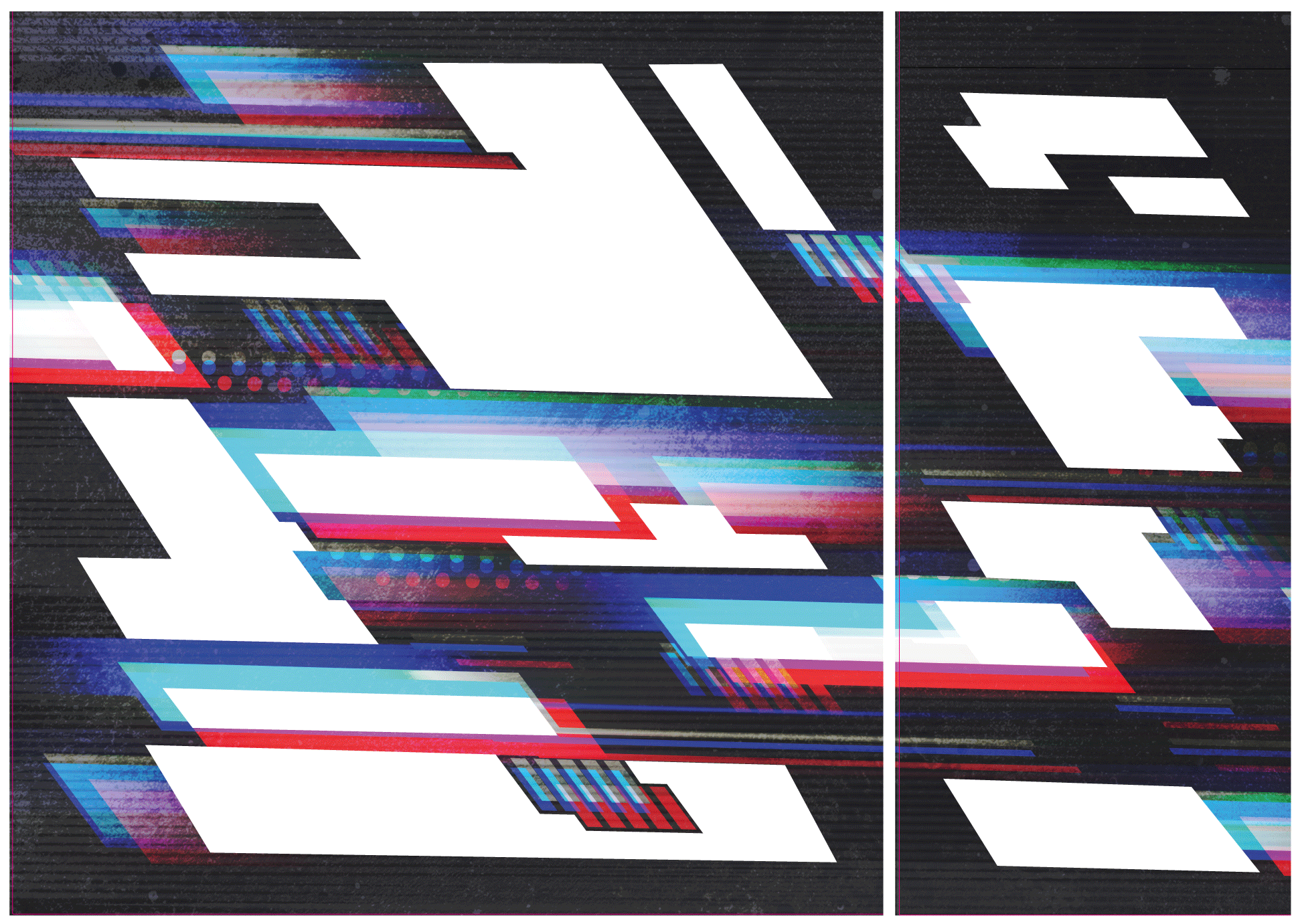 Lian Li 011D XL Folienset "Glitch" - Stealkeycustoms.de