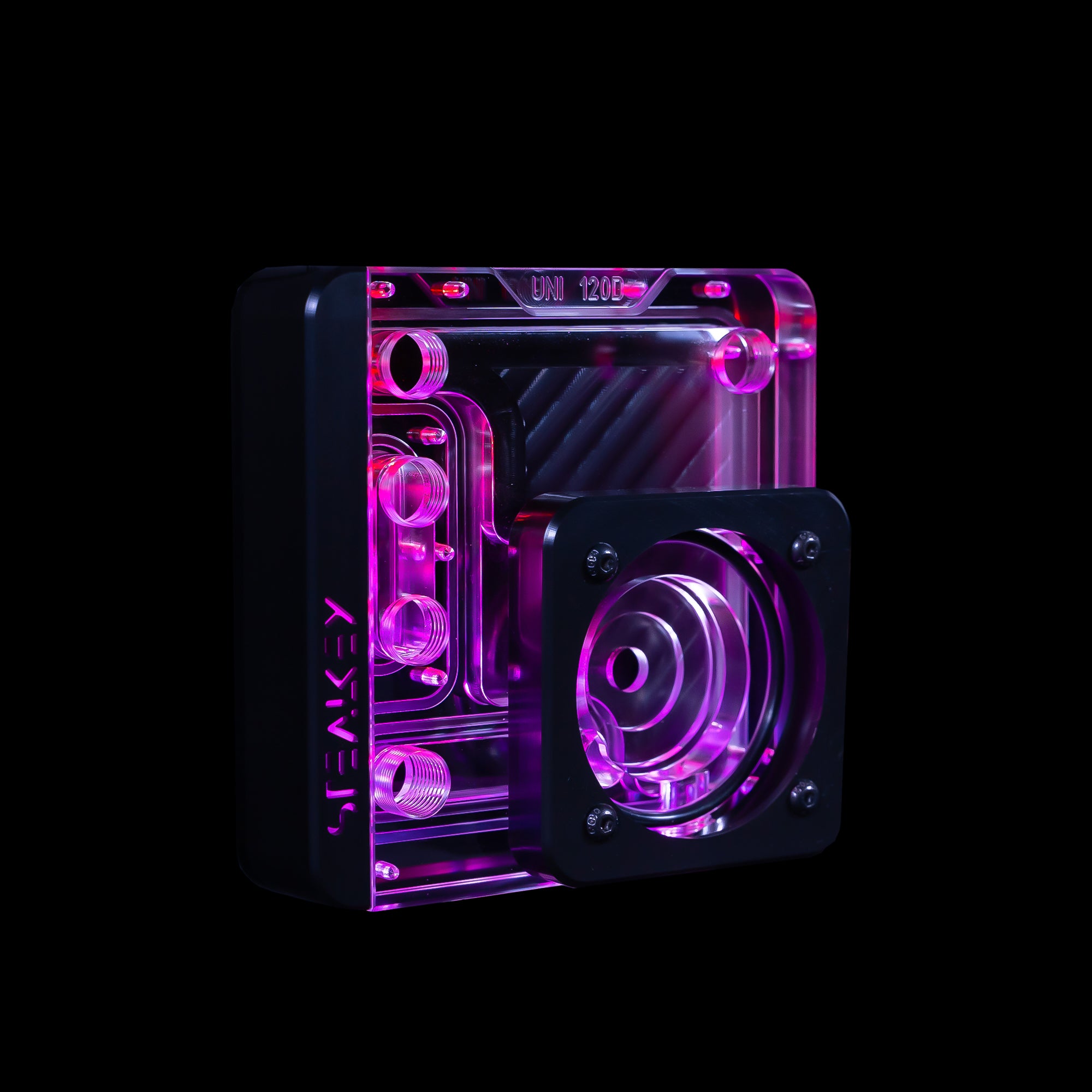 SK-UNI 120D Distroplate D-RGB - Black Edition - Stealkeycustoms.de