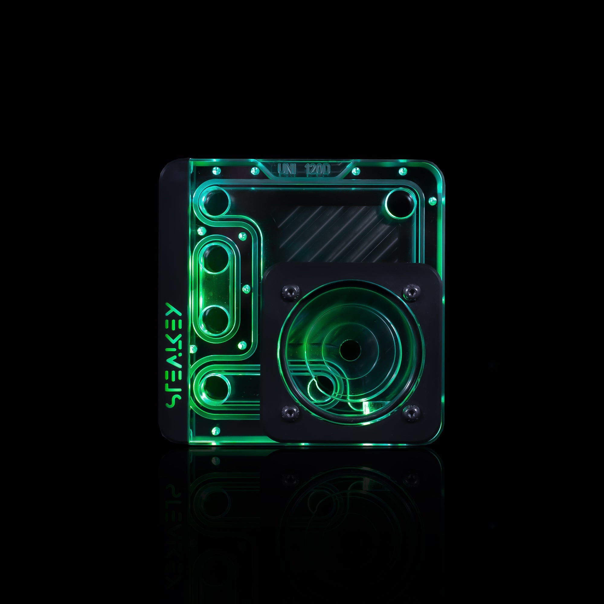SK-UNI 120D Distroplate D5 PWM D-RGB - Black Edition - Stealkeycustoms.de