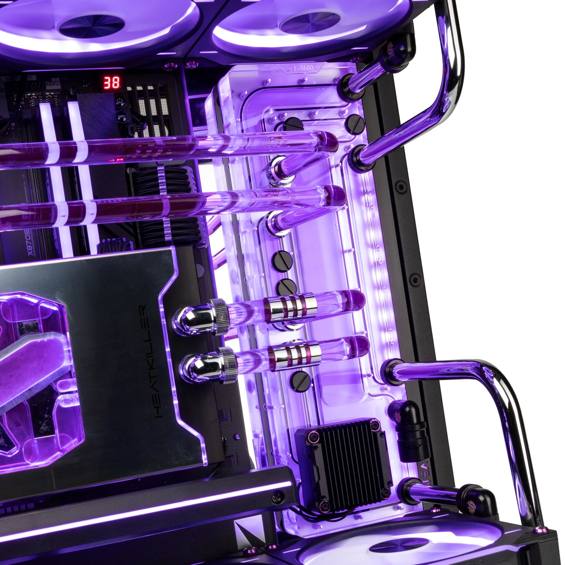 SK-UNI 360D Distroplate D-RGB Black Edition - Stealkeycustoms.de