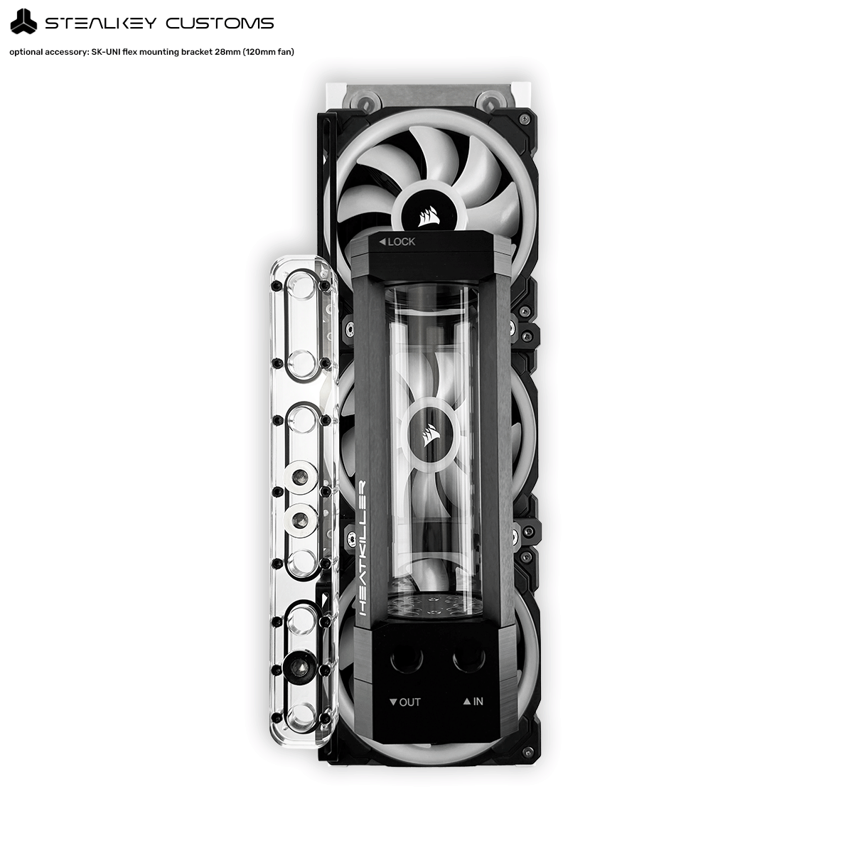 Stealkey CubeTube Distroplate 240 mm - Acryl