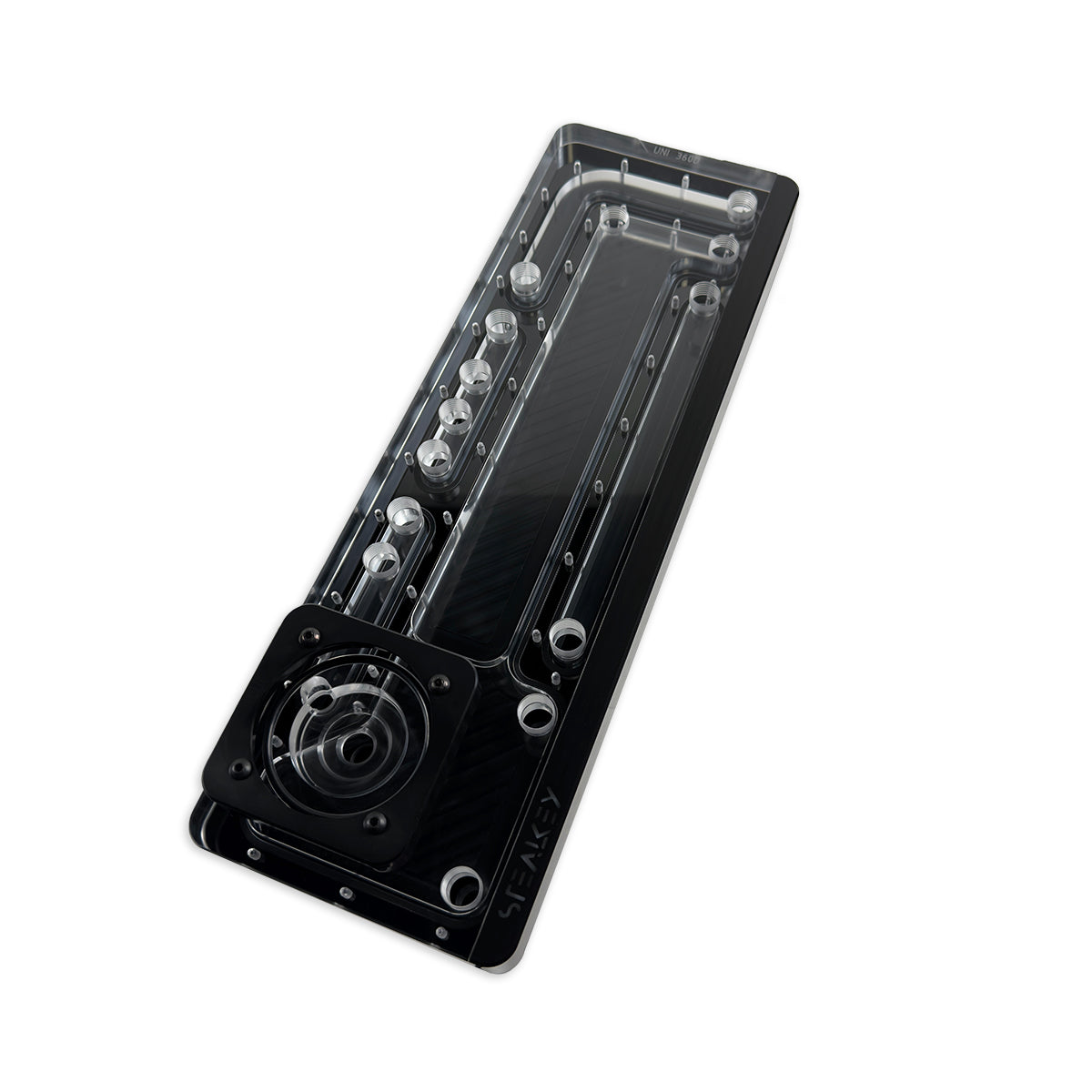 SK-UNI 360D Distroplate D-RGB Black Edition - Stealkeycustoms.de