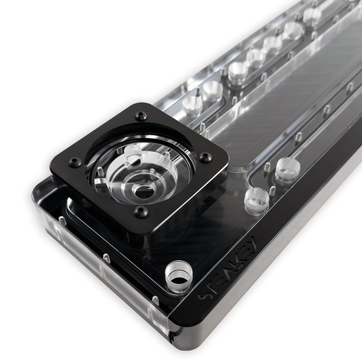 SK-UNI 360D Distroplate D-RGB Black Edition - Stealkeycustoms.de
