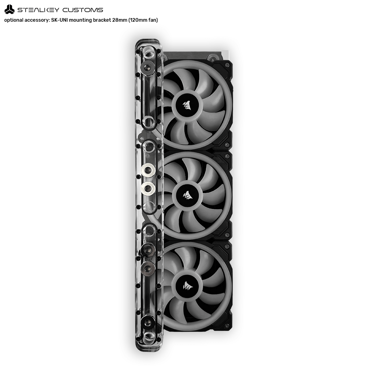 Stealkey CubeTube Distroplate 360mm - Acryl - Stealkeycustoms.de