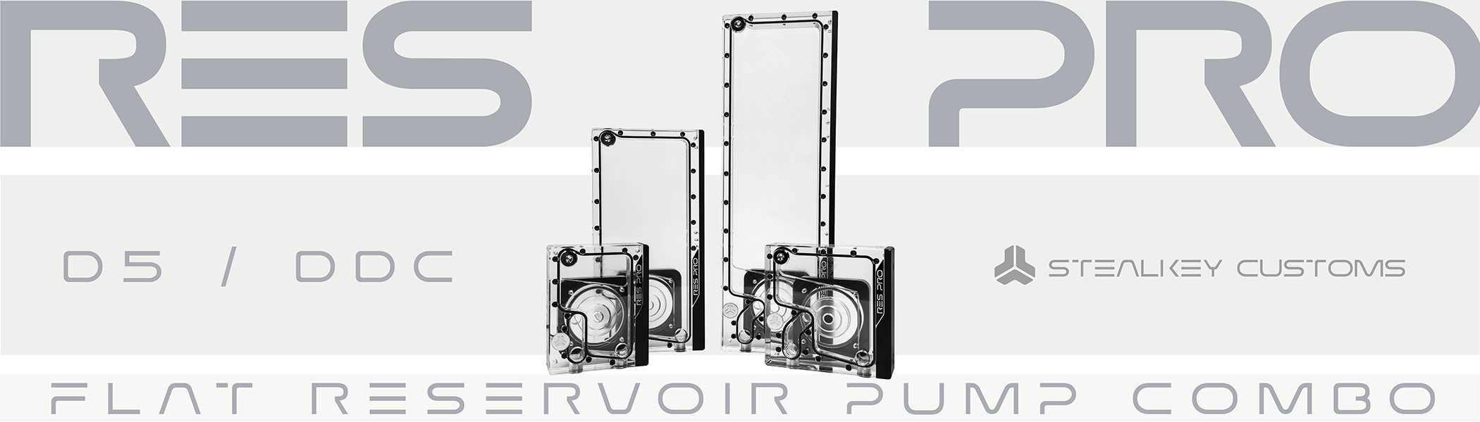 Reservoirs Watercooling 120,240,360 mm for D5 or DDC Pump