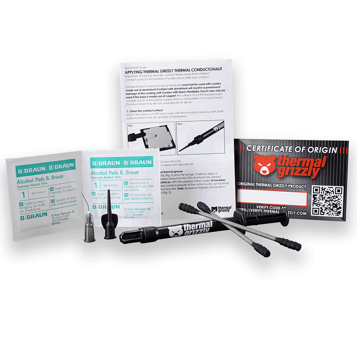 Thermal Grizzly - Conductonaut - liquid metal thermal compound 73 W/mk (1g)
