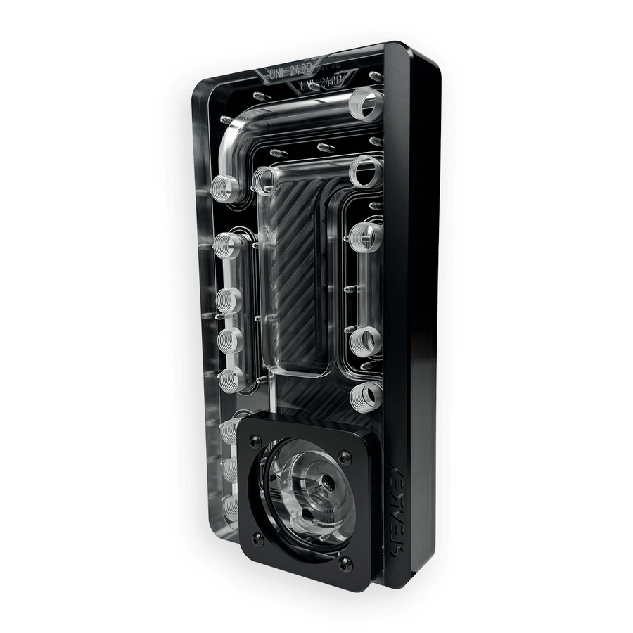 Universal distroplates for custom water cooling