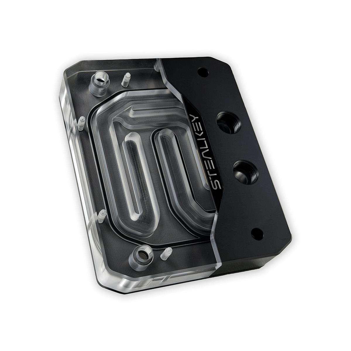 SC CenPro AM5 D-RGB CPU-Waterblock mit Acryl-Oberteil und Kupferfinnen
